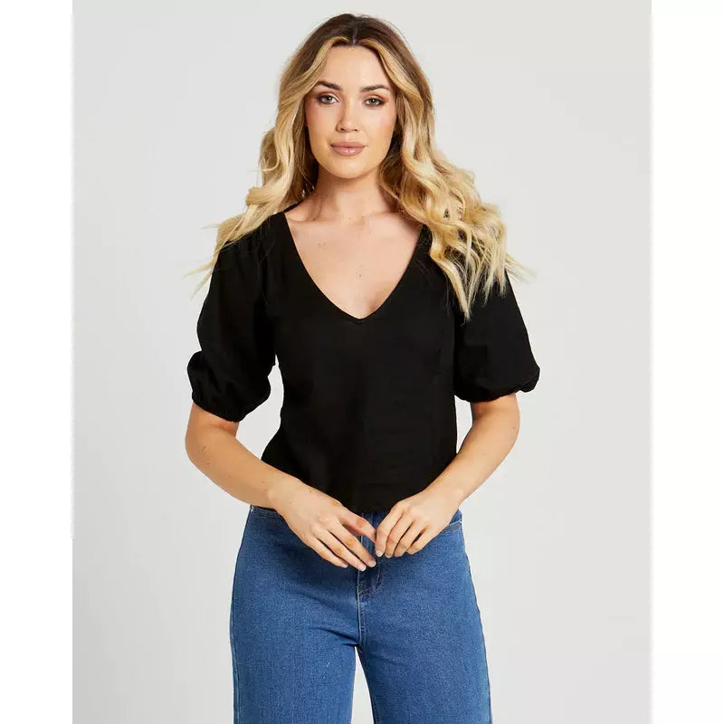 Adriana Top - Black - Willow and Vine