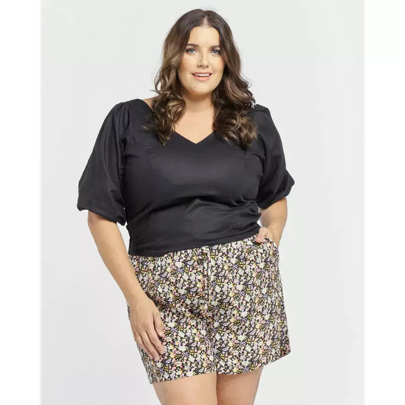 Adriana Top - Black - Willow and Vine