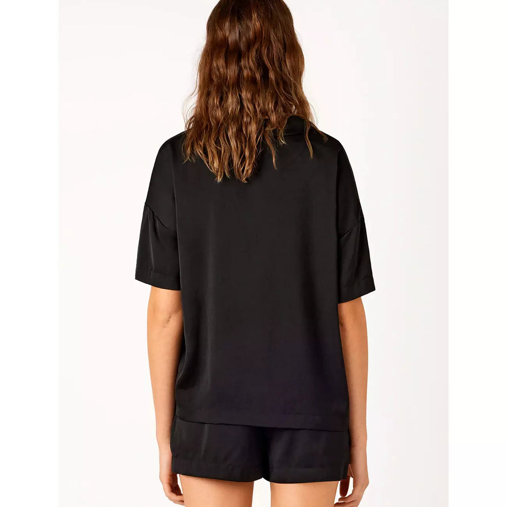 Ambra Short Sleeve Shirt - Black - Willow and Vine