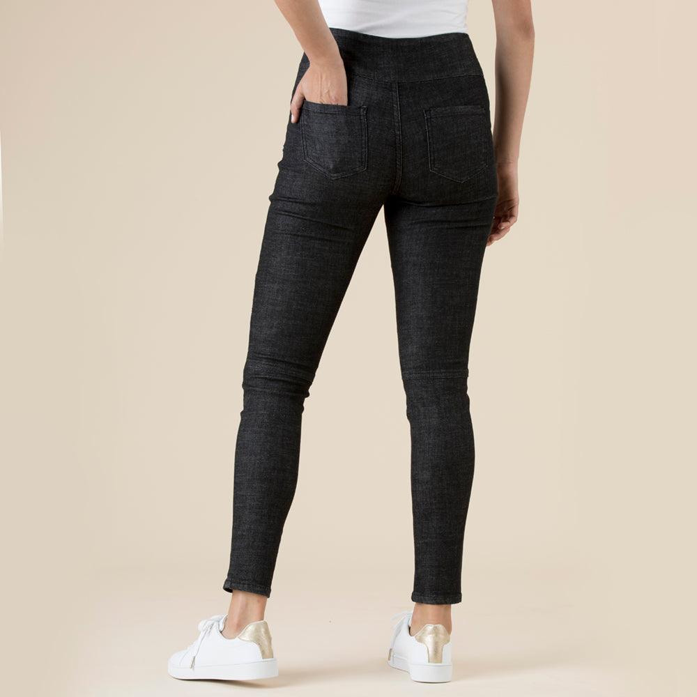 Biker Knee Pull On Skinny Jean - Willow and Vine