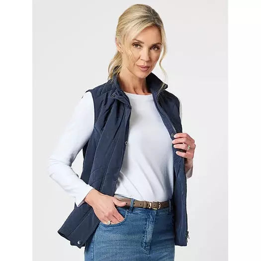 Brighton Puffer Vest - Navy - Willow and Vine