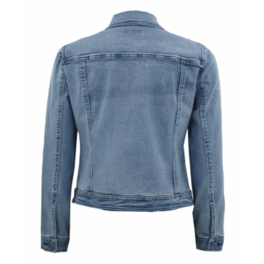 Cafe Latte Denim Jacket - Willow and Vine