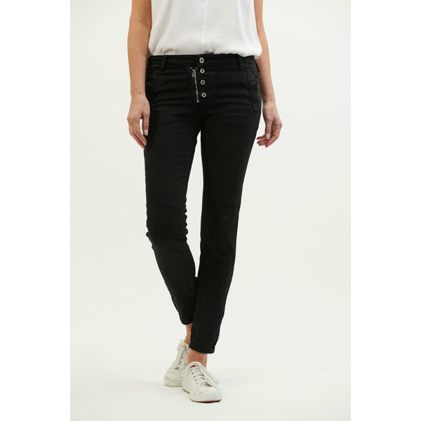 Classic Button Fly Jeans from Italian Star - Black - Willow and Vine