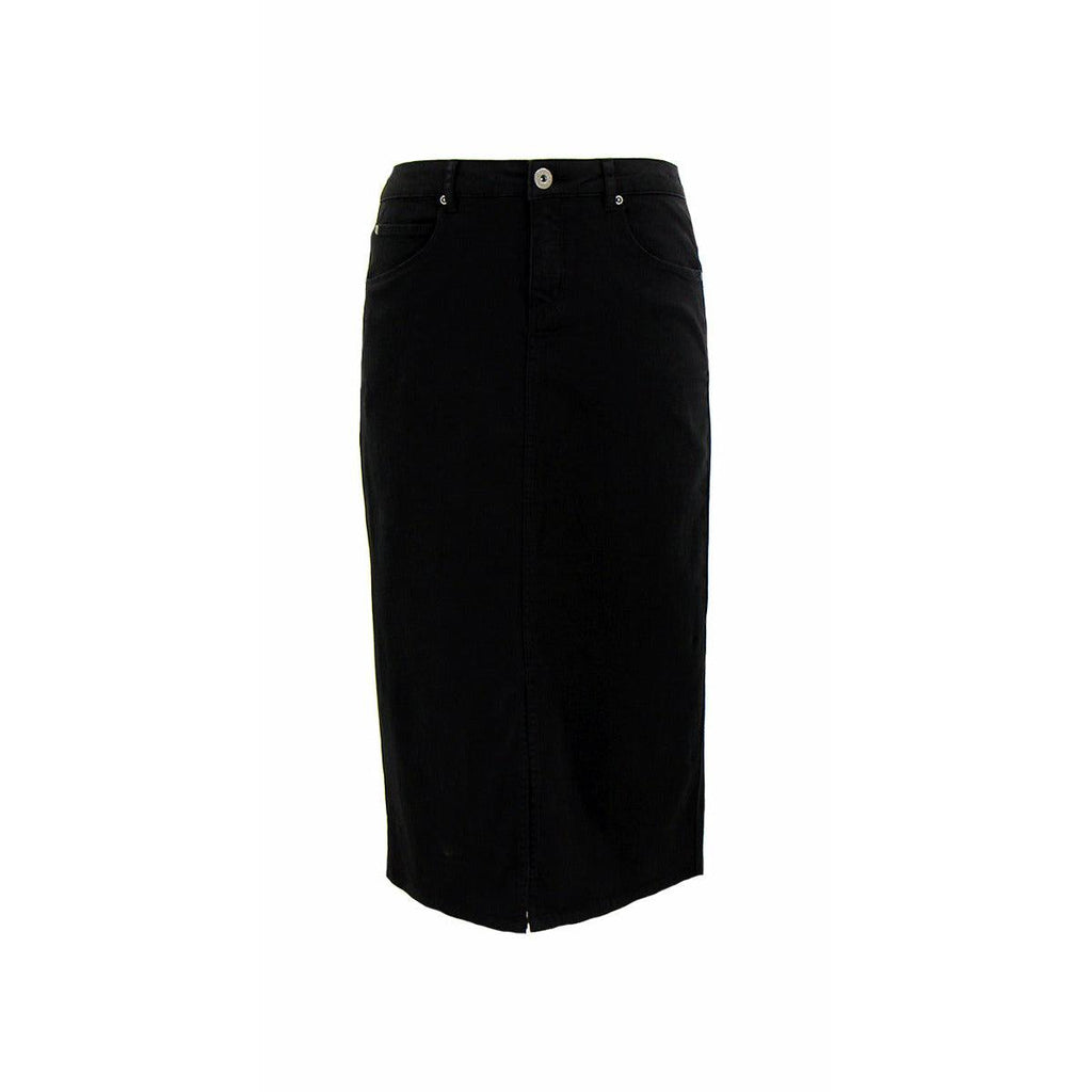 Coloured Midi Denim Skirt - Willow and Vine