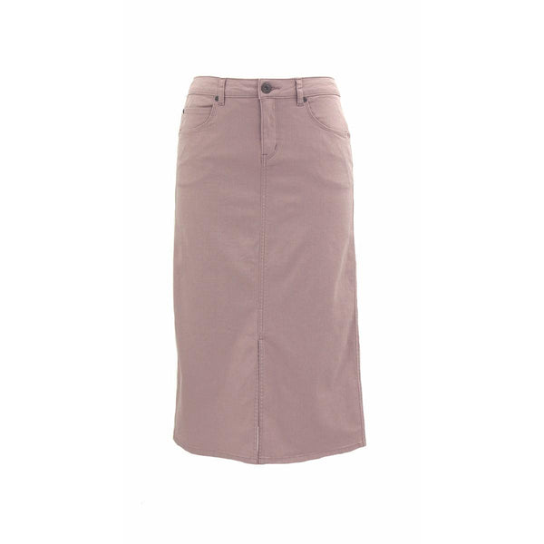 Coloured Midi Denim Skirt - Willow and Vine