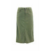 Coloured Midi Denim Skirt - Willow and Vine