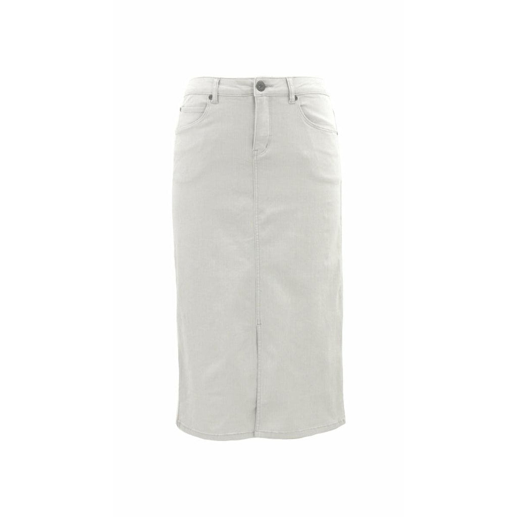 Coloured Midi Denim Skirt - Willow and Vine