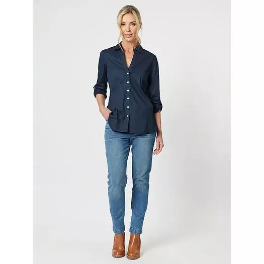 Emma Rib Detail Shirt - Willow and Vine