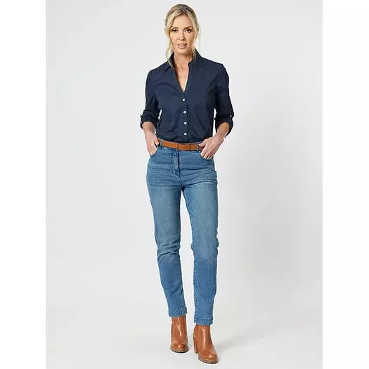 Emma Rib Detail Shirt - Willow and Vine