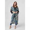 JUNGLE PRINT KIMONO - Blue - Willow and Vine