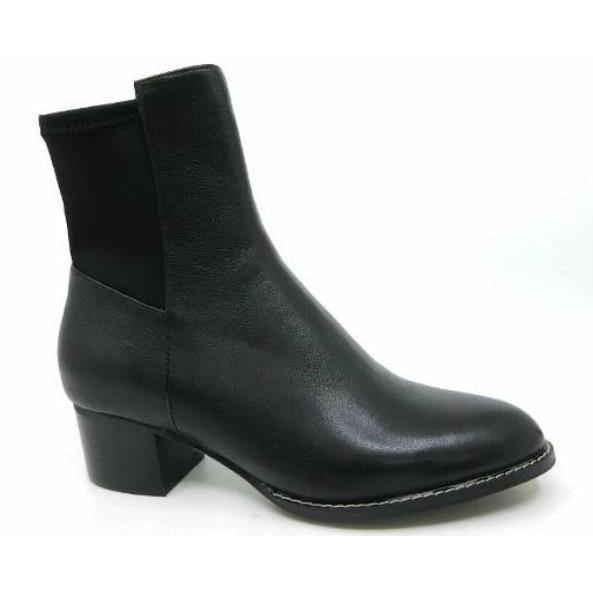 Black Leather Ankle Boots Df Supersoft Boots Plenty By Diana